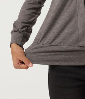 Square Neck Long Sleeve Casual Top