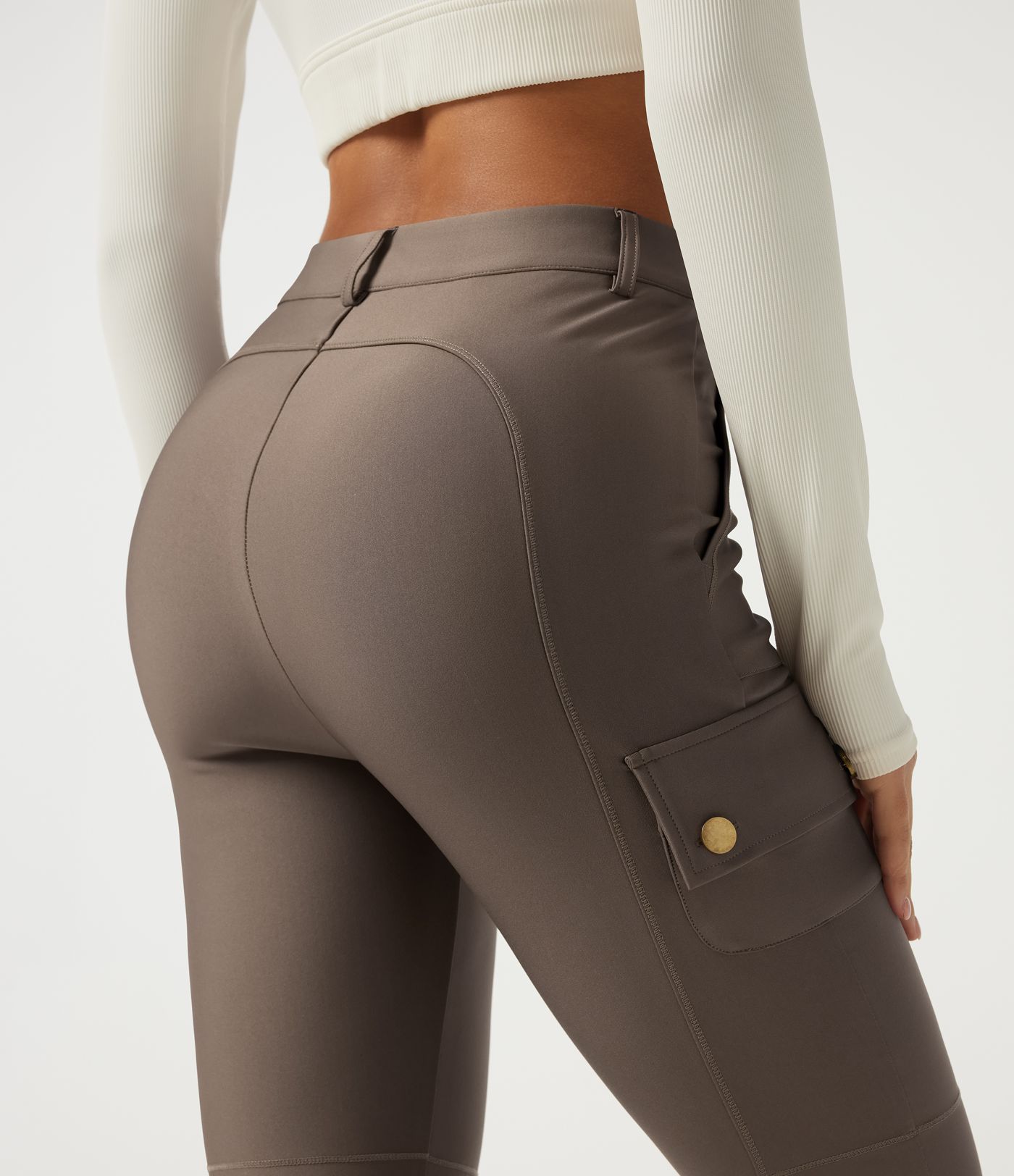 High Waisted Skinny Hiking Pants with Pockets