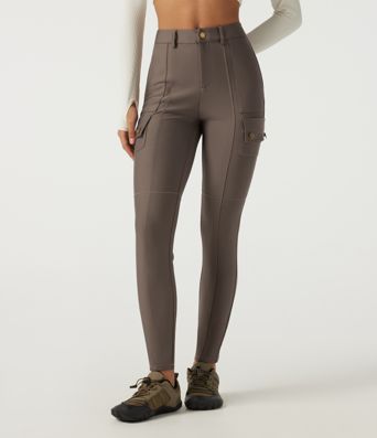 High Waisted Skinny Hiking Pants with Pockets