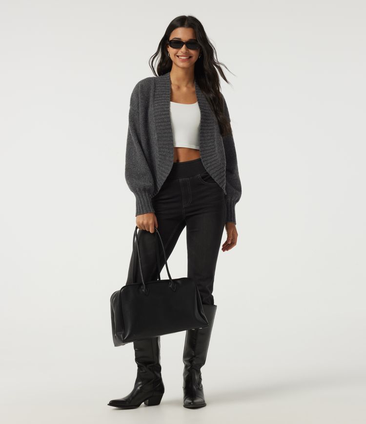 Long Sleeve Tie Front Casual Cardigan Long Sleeve Tie Front Casual Cardigan