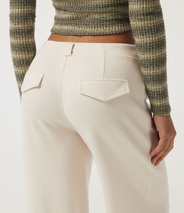 Low Rise Wide Leg Casual Pants with Pockets