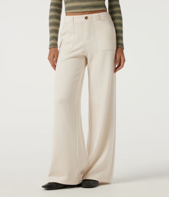 Low Rise Wide Leg Casual Pants with Pockets