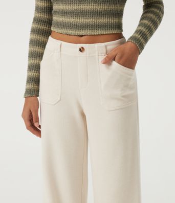 Low Rise Wide Leg Casual Pants with Pockets