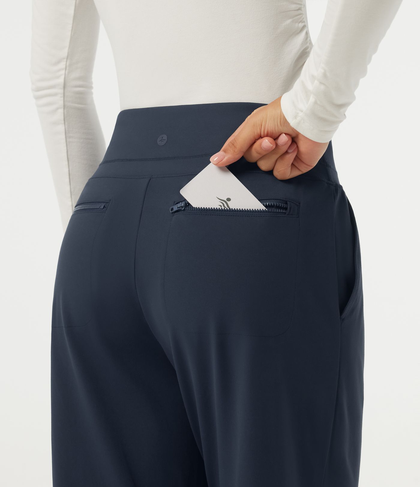 Halara Flex™ DayStretch pantaloni da lavoro a vita alta a gamba dritta con tasche