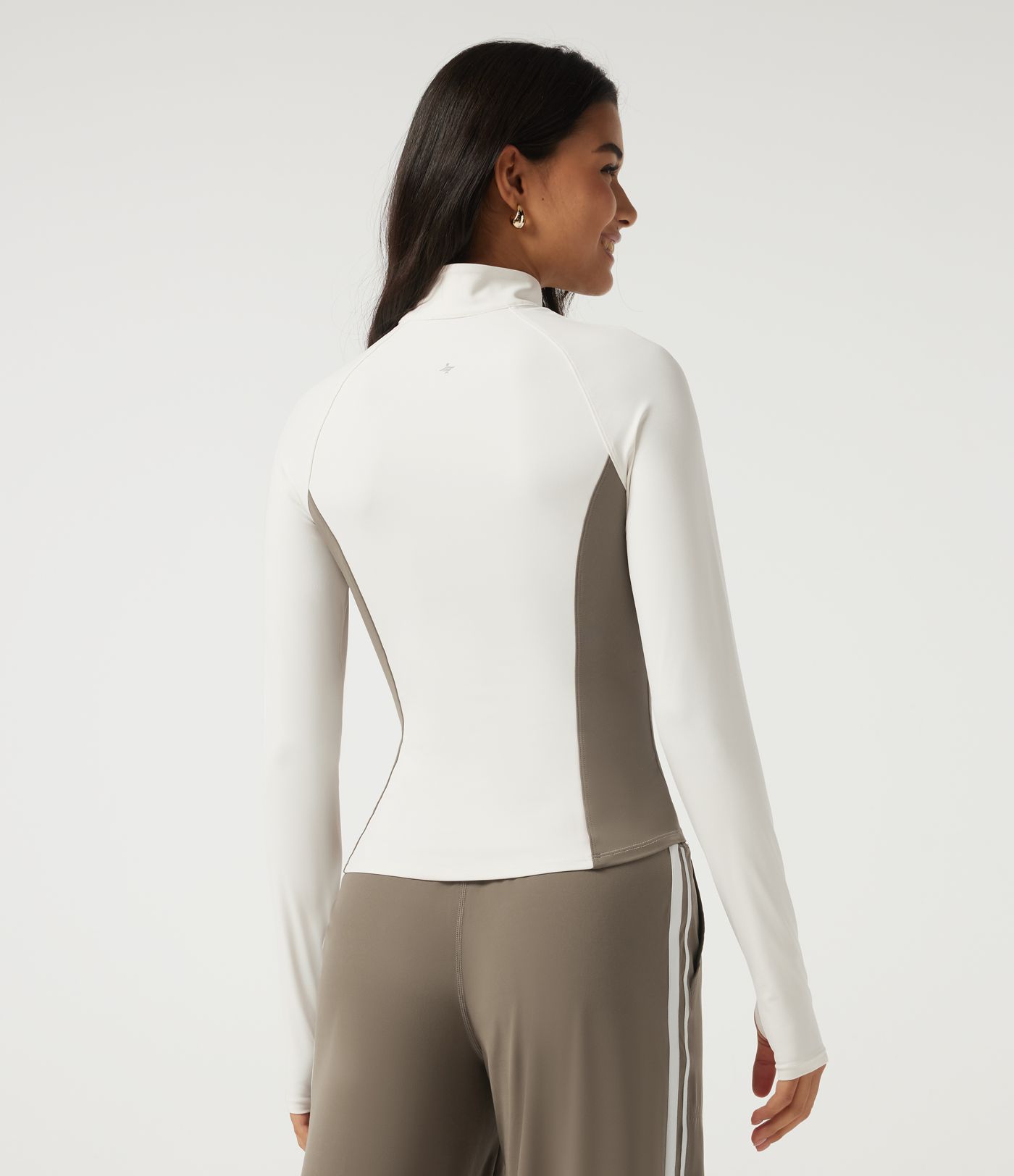 Halara UltraSculpt™ Long Sleeve Color Block Yoga Active Jacket with Pockets