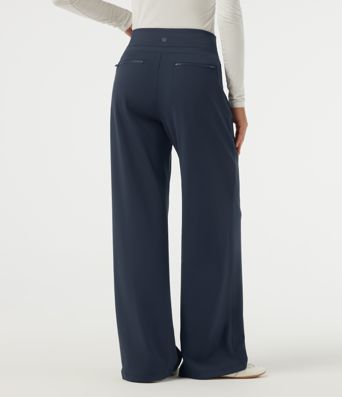 Halara Flex™ DayStretch pantaloni da lavoro a vita alta a gamba dritta con tasche