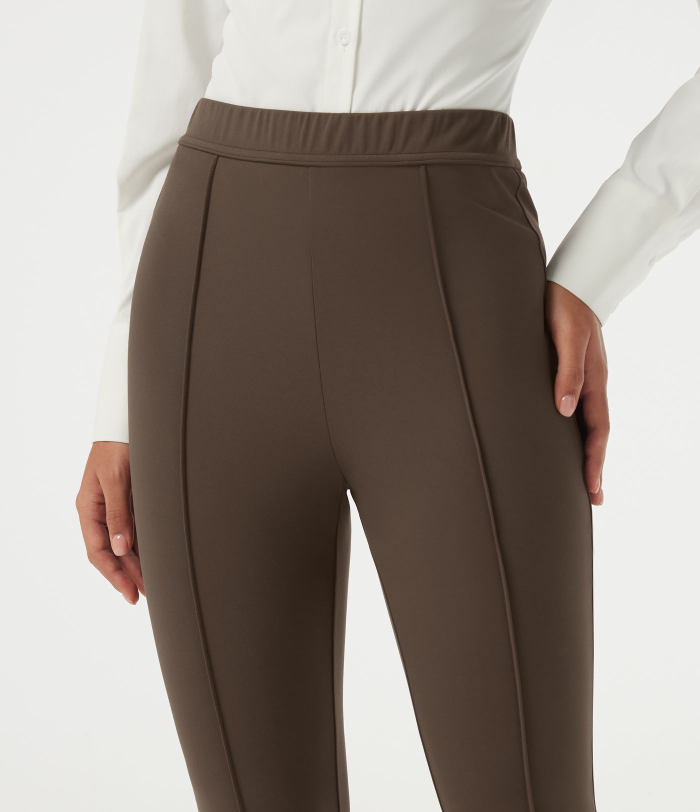 DayStretch High Waisted Slim Pintuck Work Pants DayStretch High Waisted Slim Pintuck Work Pants