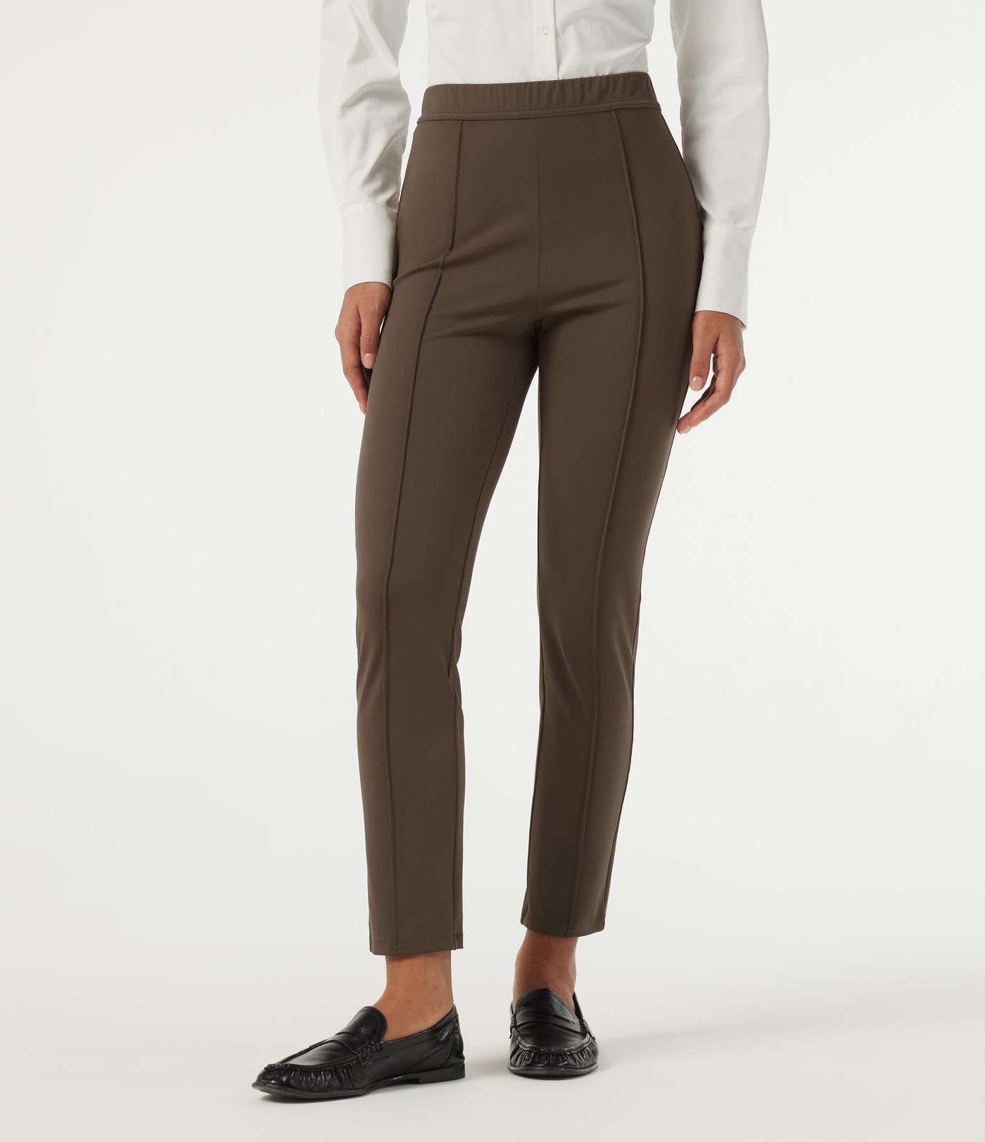 DayStretch High Waisted Slim Pintuck Work Pants DayStretch High Waisted Slim Pintuck Work Pants