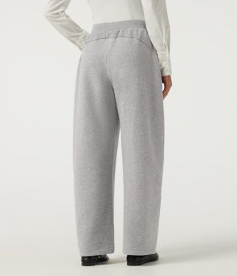 Mid Rise Drawstring Barrel Leg Fleece Casual Sweatpants with Pockets Mid Rise Drawstring Barrel Leg Fleece Casual Sweatpants with Pockets