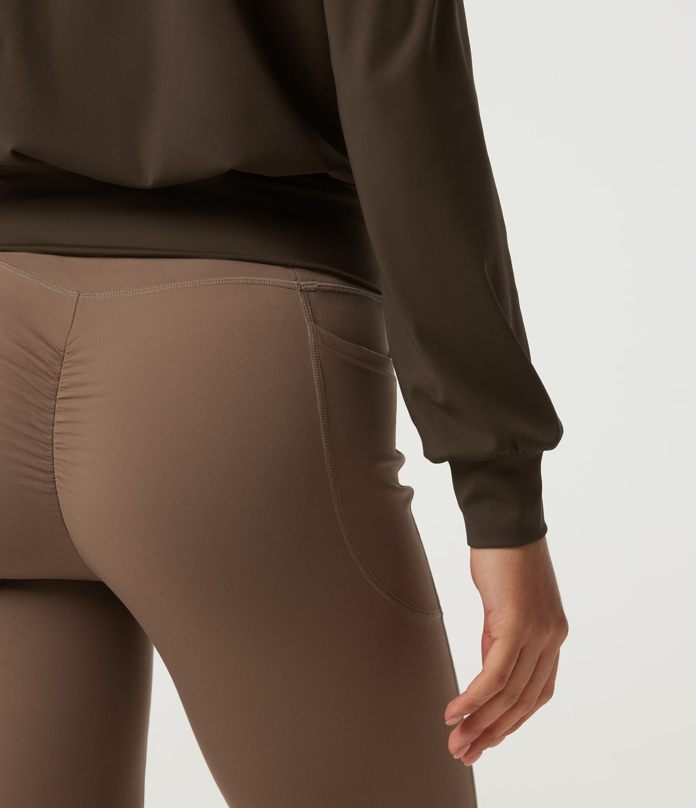 SoftlyZero™ Airy V Neck Long Sleeve Ruched InstantCool Yoga Sports Top SoftlyZero™ Airy V Neck Long Sleeve Ruched InstantCool Yoga Sports Top