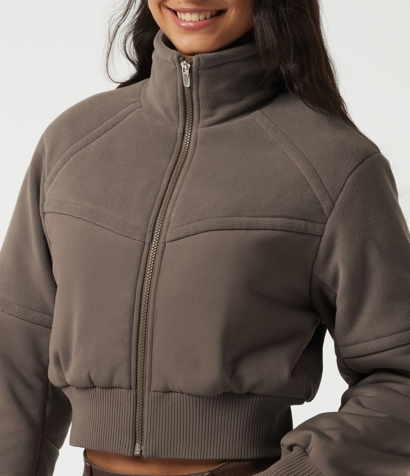 Stand Collar Long Sleeve Casual Padded Jacket