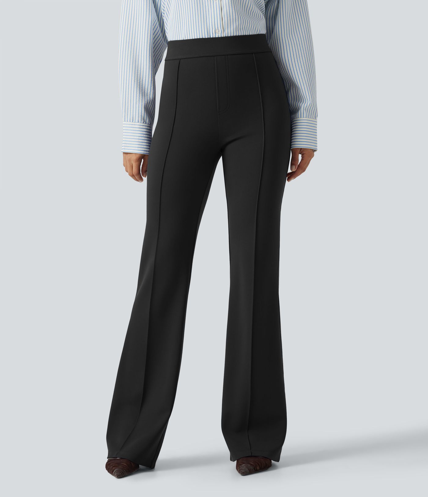 Halara Flex™ High Waisted Pintuck Work Bootcut Pants with Pockets