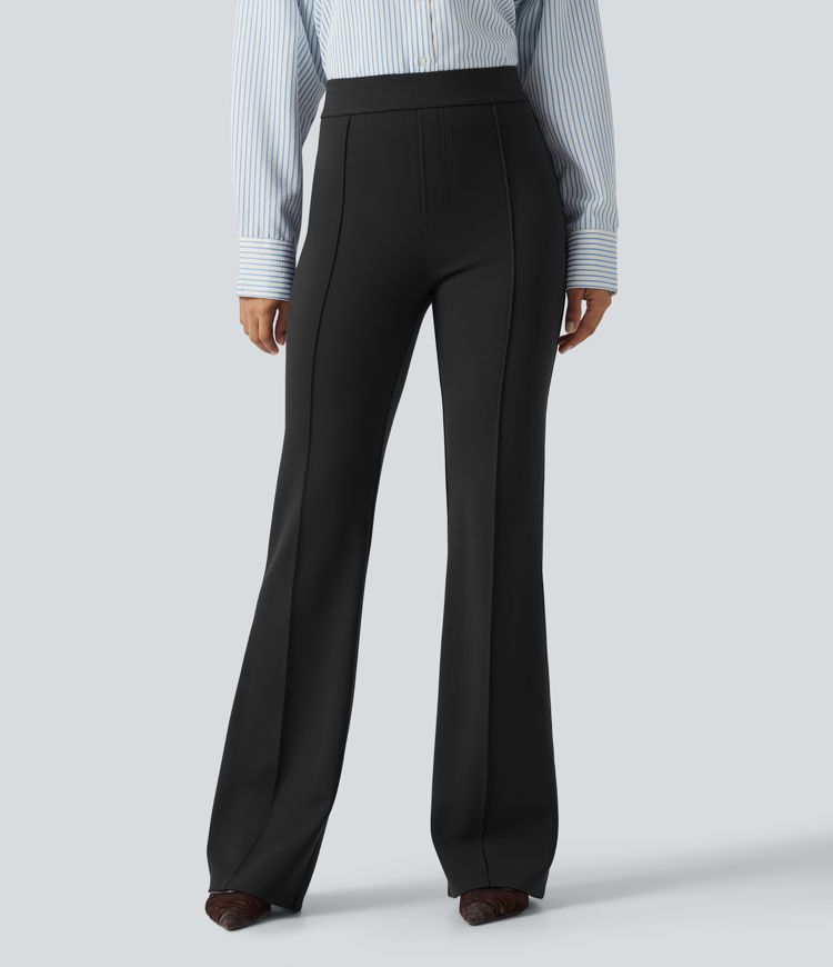 Halara Flex™ High Waisted Pintuck Work Bootcut Pants with Pockets
