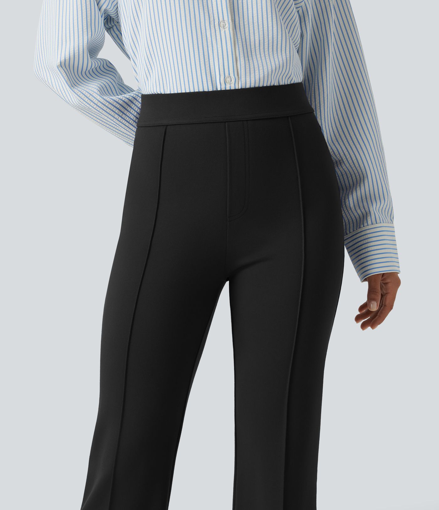 Halara Flex™ High Waisted Pintuck Work Bootcut Pants with Pockets