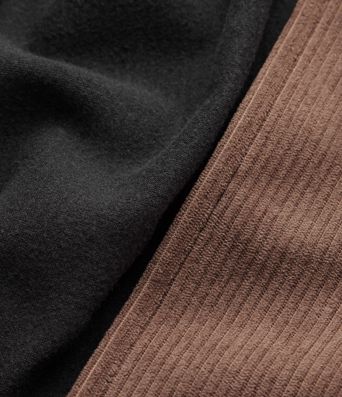 Notched Collar Long Sleeve Corduroy Casual Blazer with Pockets