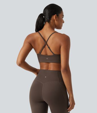 SoftlyZero™ Airy Boat Neck Flounce Long Sleeve InstantCool Yoga Sports Top with Built-in Bra SoftlyZero™ Airy Boat Neck Flounce Long Sleeve InstantCool Yoga Sports Top with Built-in Bra