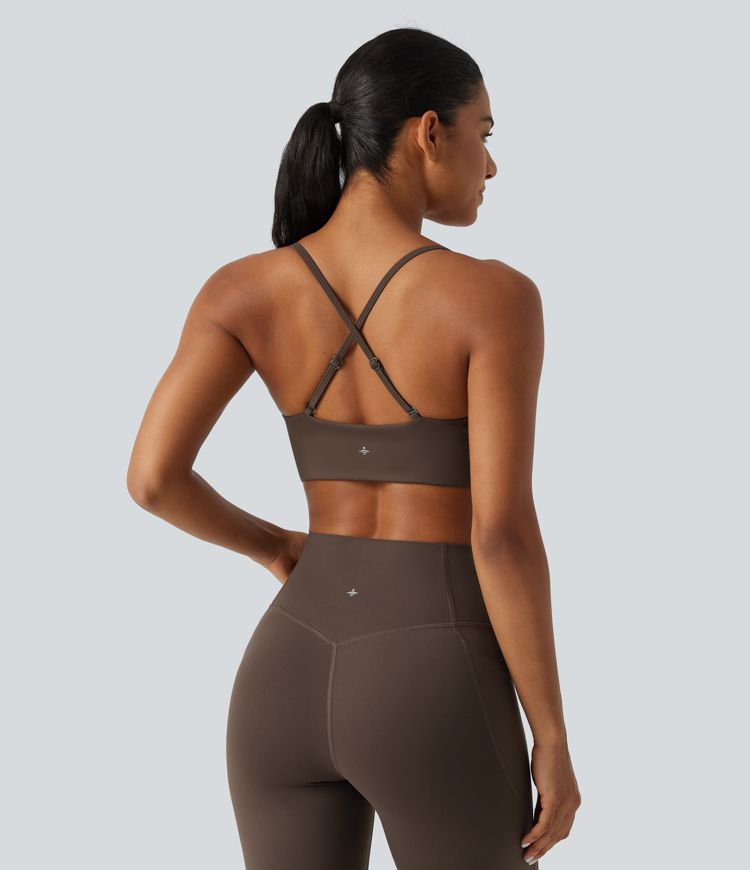 SoftlyZero™ Airy Boat Neck Flounce Long Sleeve InstantCool Yoga Sports Top with Built-in Bra SoftlyZero™ Airy Boat Neck Flounce Long Sleeve InstantCool Yoga Sports Top with Built-in Bra