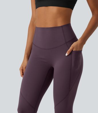 Speedwave™ High Waisted Tummy Control Skinny Reflective Dots Training & Running Leggings with Pockets Speedwave™ High Waisted Tummy Control Skinny Reflective Dots Training & Running Leggings with Pockets