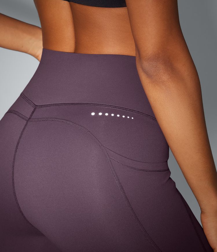 Speedwave™ High Waisted Tummy Control Skinny Reflective Dots Training & Running Leggings with Pockets Speedwave™ High Waisted Tummy Control Skinny Reflective Dots Training & Running Leggings with Pockets