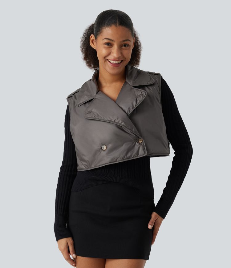 Water Repellent Long Sleeve Quilted Work Padded Jacket with Pockets