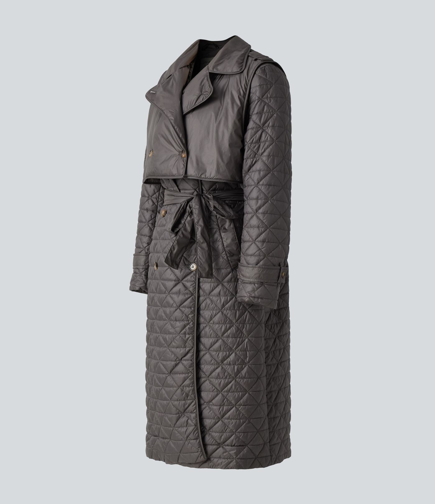 Water Repellent Long Sleeve Quilted Work Padded Jacket with Pockets