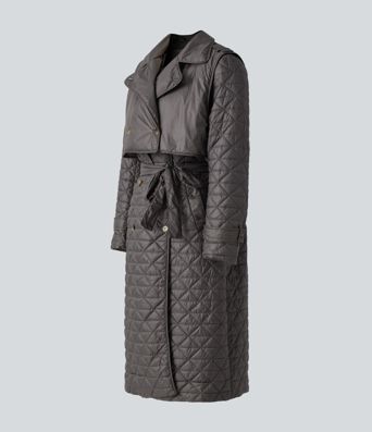 Water Repellent Long Sleeve Quilted Work Padded Jacket with Pockets