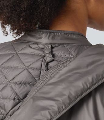 Water Repellent Long Sleeve Quilted Work Padded Jacket with Pockets