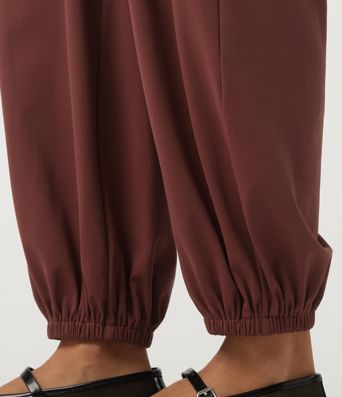SoftlyZero™ Airy High Waisted Ruched Casual Pants with Pockets