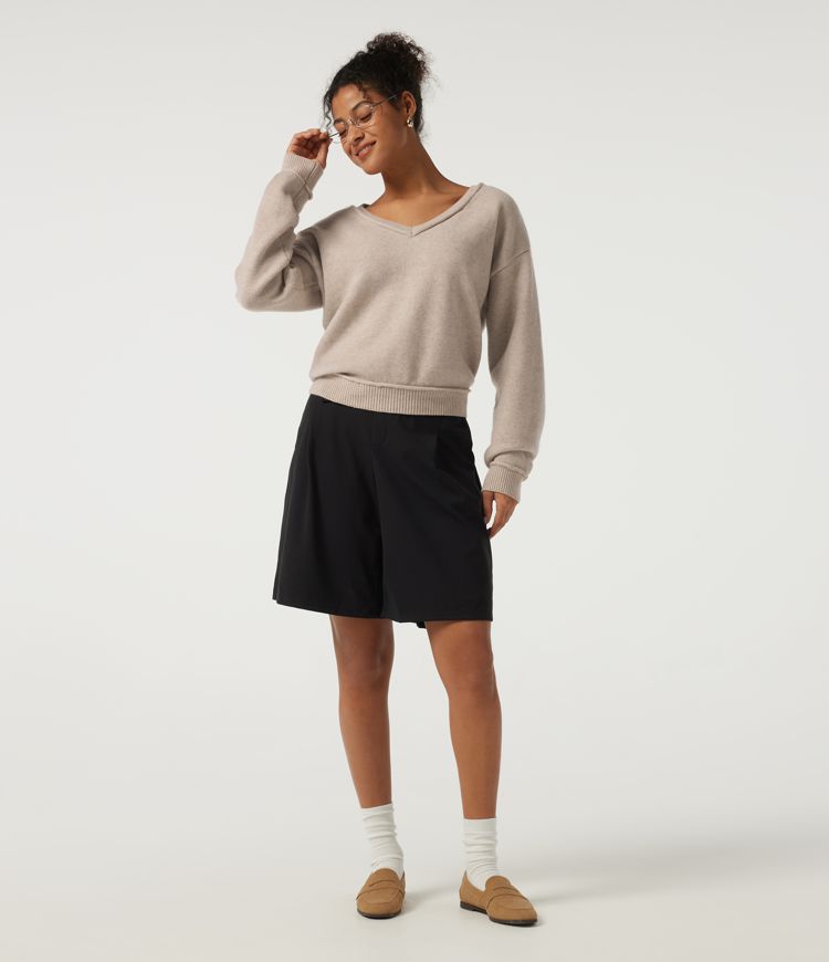 V Neck Long Sleeve Casual Sweater V Neck Long Sleeve Casual Sweater