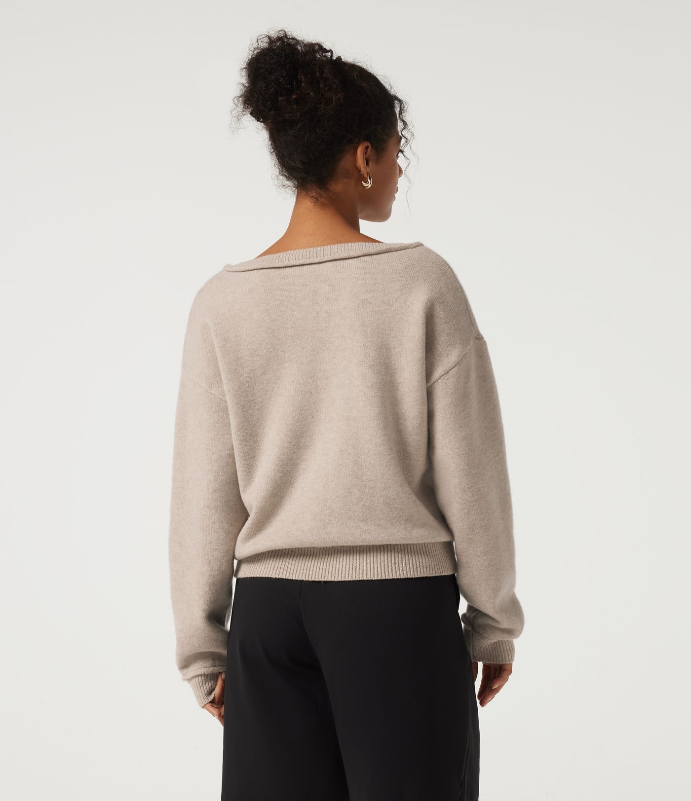 V Neck Long Sleeve Casual Sweater V Neck Long Sleeve Casual Sweater
