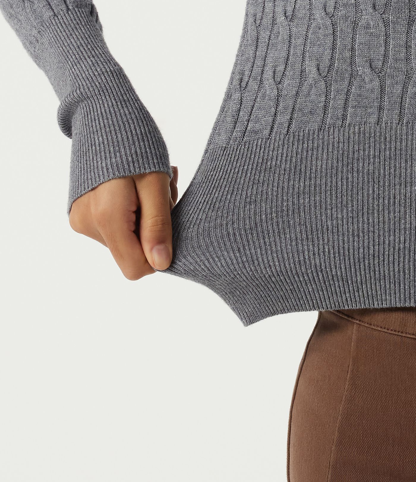 Round Neck Long Sleeve Casual Sweater