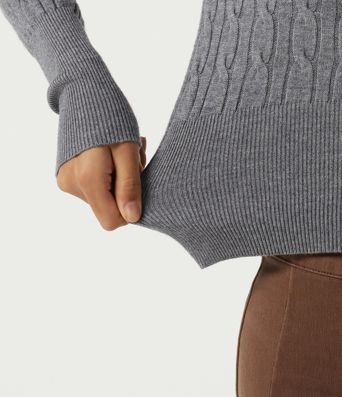 Round Neck Long Sleeve Casual Sweater