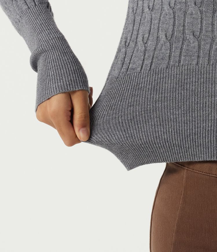 Round Neck Long Sleeve Casual Sweater