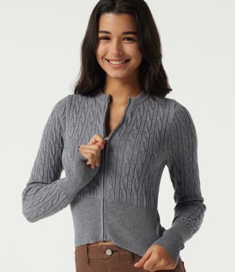 Round Neck Long Sleeve Casual Sweater
