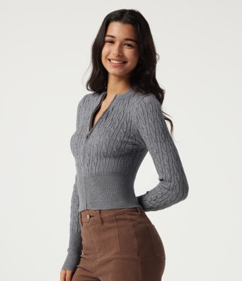 Round Neck Long Sleeve Casual Sweater
