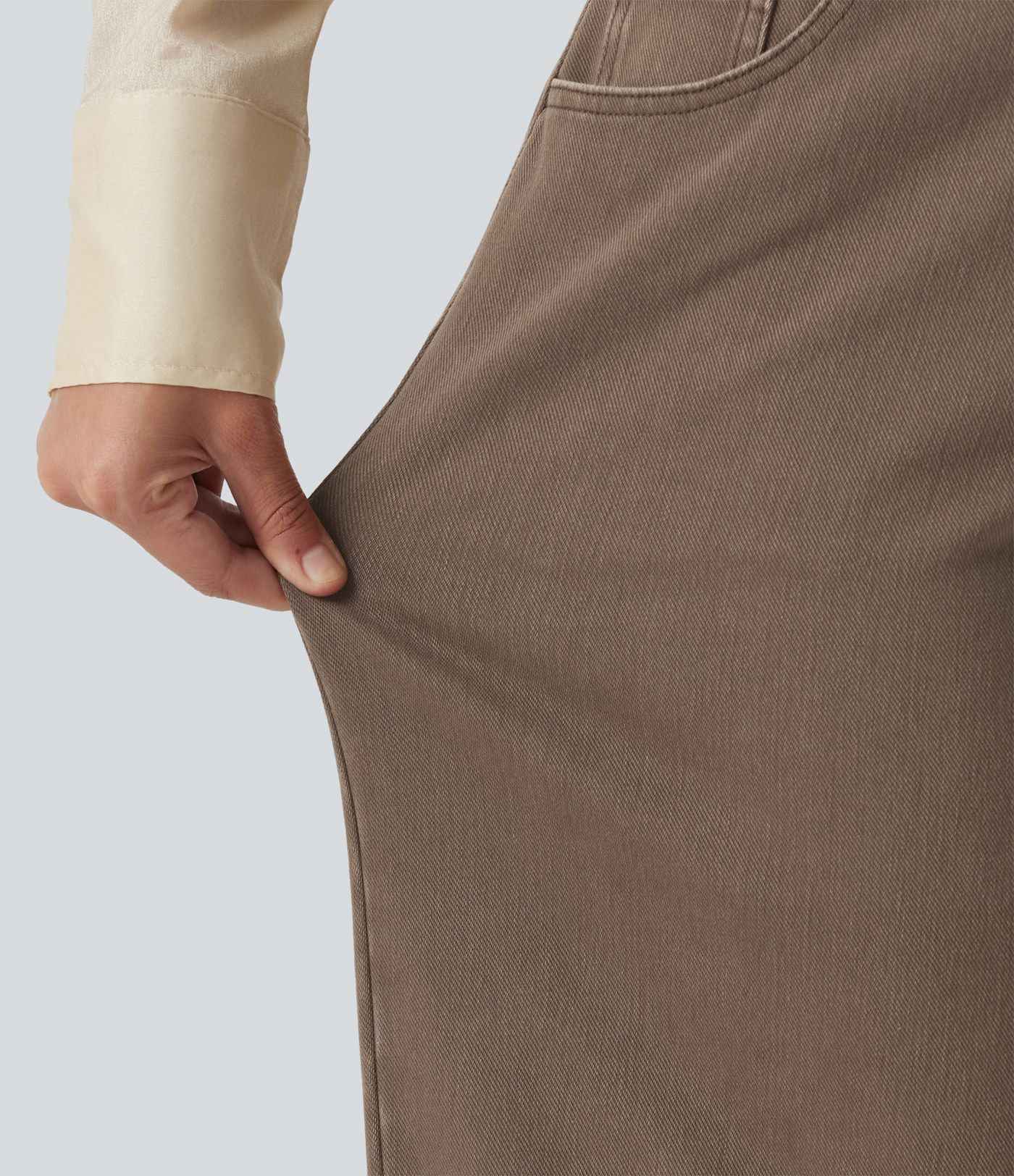 Halara Flex™ Low Rise Wide Leg Casual Jeans with Pockets Halara Flex™ Low Rise Wide Leg Casual Jeans with Pockets