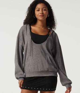 Hooded Long Sleeve Casual Pullover Sweatshirt with Pockets Hooded Long Sleeve Casual Pullover Sweatshirt with Pockets