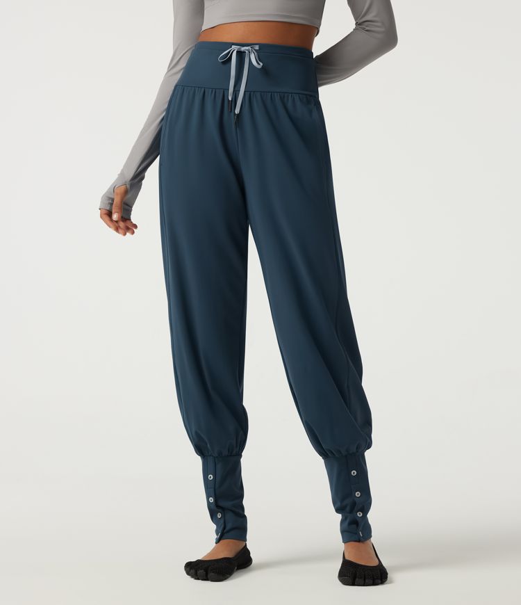SoftlyZero™ Airy High Waisted Drawstring Ruched Yoga Joggers with Pockets SoftlyZero™ Airy High Waisted Drawstring Ruched Yoga Joggers with Pockets