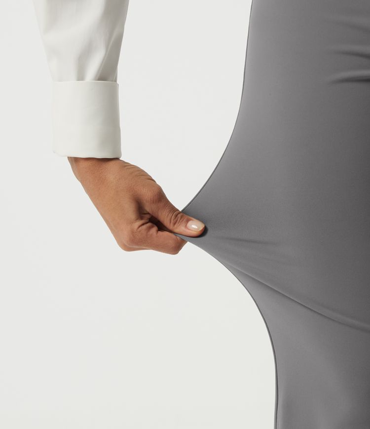 High Waisted Flare Fleece Work Pants with Pockets High Waisted Flare Fleece Work Pants with Pockets