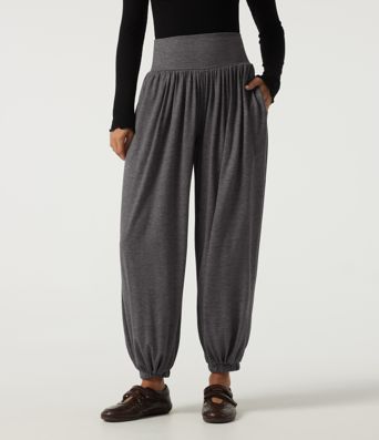 High Waisted Tummy Control Casual Sweatpants with Pockets