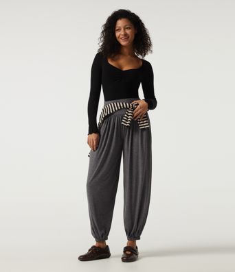High Waisted Tummy Control Casual Sweatpants with Pockets