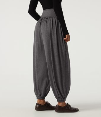High Waisted Tummy Control Casual Sweatpants with Pockets