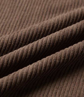 High Waisted Straight Leg Corduroy Casual Pants with Pockets