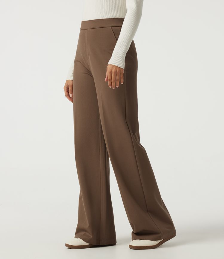 Halara Flex™ High Waisted Wide Leg Work Pants with Pockets Halara Flex™ High Waisted Wide Leg Work Pants with Pockets