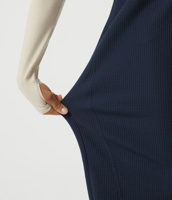 High Waisted Barrel Leg Waffle Casual Pants with Pockets High Waisted Barrel Leg Waffle Casual Pants with Pockets