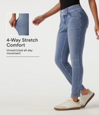 Halara Flex™ Low Rise Skinny Casual Jeans with Pockets