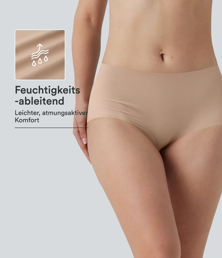 Nahtlose Unterhose mit mittelhohem Bund - unsichtbar Nahtlose Unterhose mit mittelhohem Bund - unsichtbar