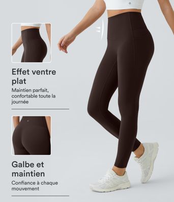 Legging d'entraînement gainant taille haute avec poches Halara UltraSculpt™