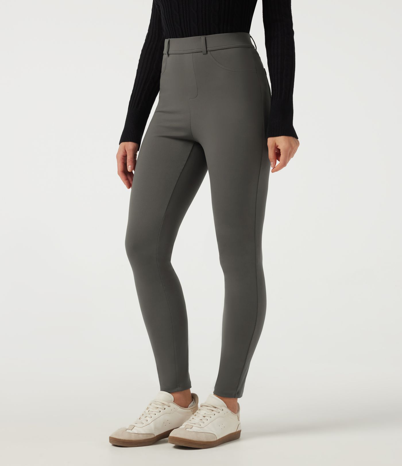 Halara Flex™ DayStretch High Waisted Slim Work Pants with Pockets Halara Flex™ DayStretch High Waisted Slim Work Pants with Pockets