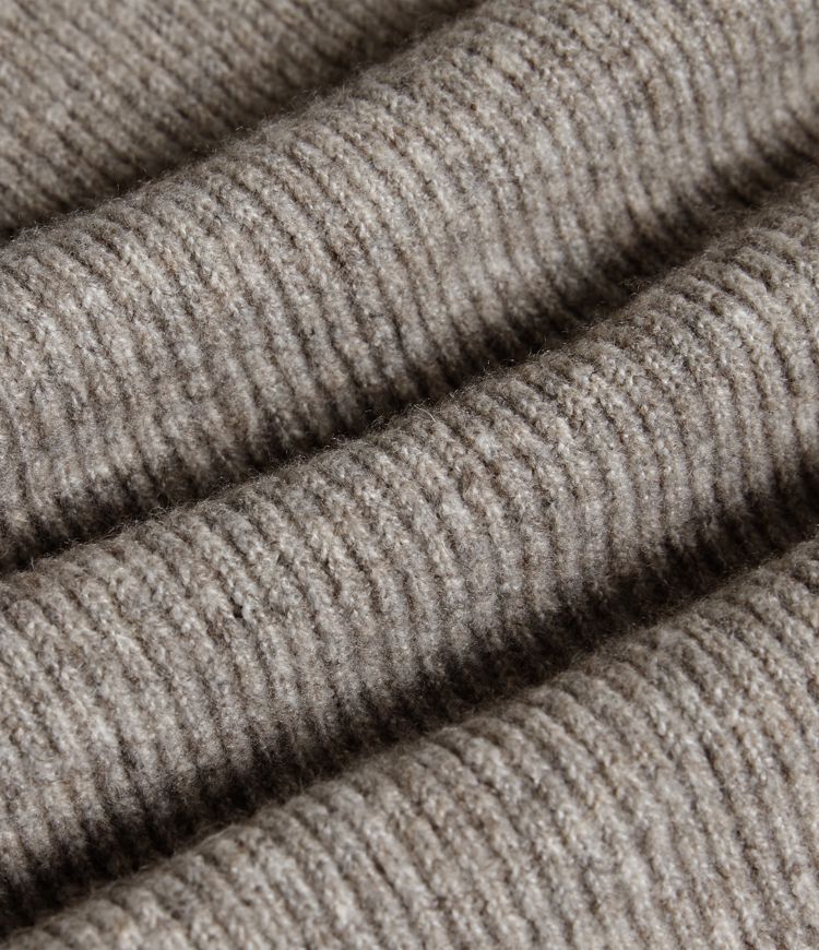 Ribbed Knit Casual Scarf